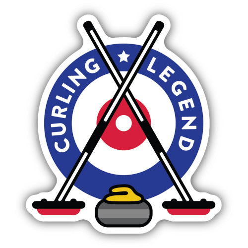 Curling Legend Sticker - Lighten Up Shop