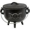 Triple Moon Goddess Cauldron 4.5" - Lighten Up Shop