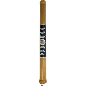 Moon Phase Large Rainstick 23" - Lighten Up Shop
