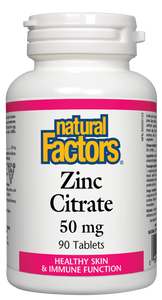 Zinc Citrate 50mg 90 tablets - Lighten Up Shop