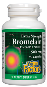 Extra Strength Bromelain Pineapple Source 500mg 90 capsules - Lighten Up Shop