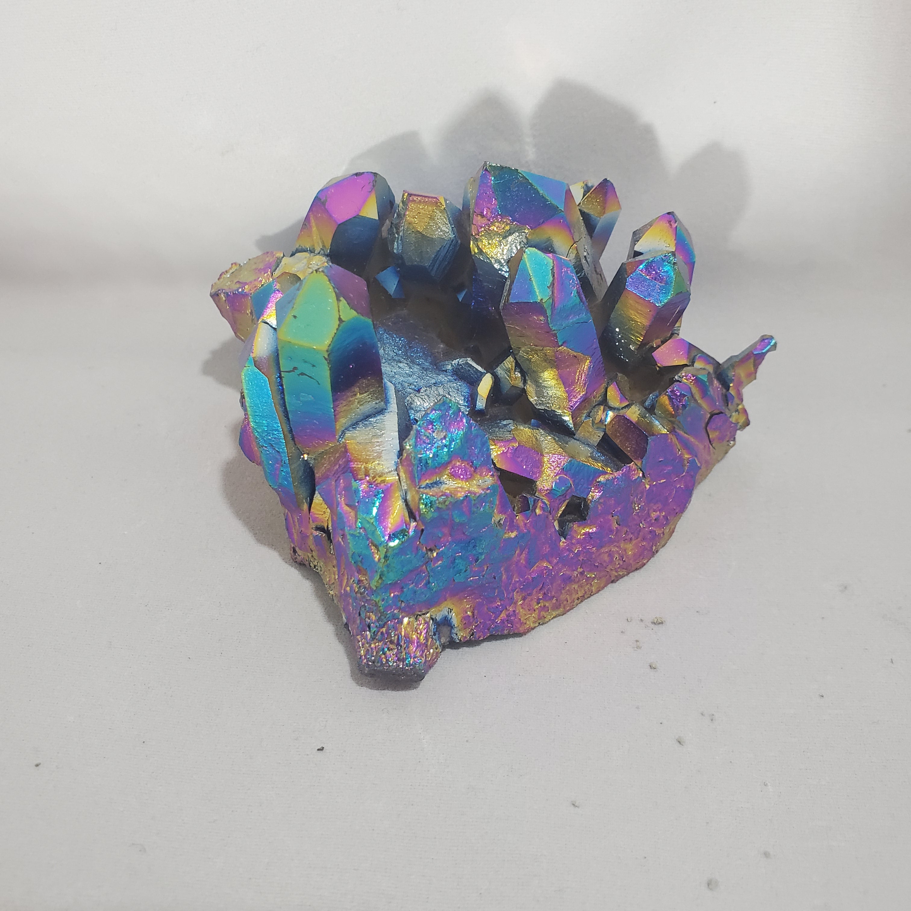 Titanium Aura Quartz Cluster - Lighten Up Shop