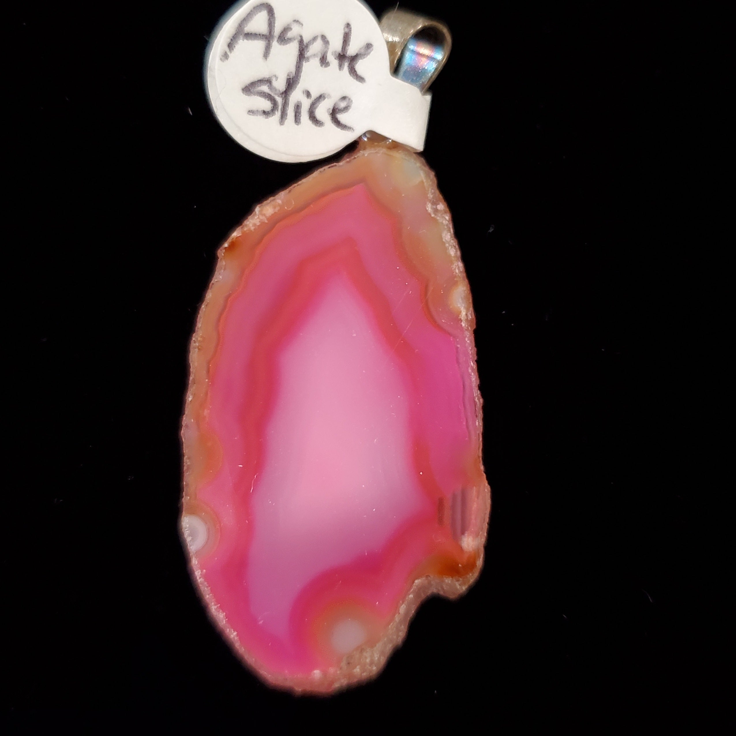 Agate Slice Pendant - Lighten Up Shop