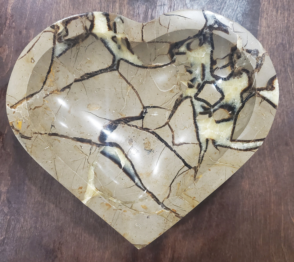 Septarian Heart Bowl Large - Lighten Up Shop