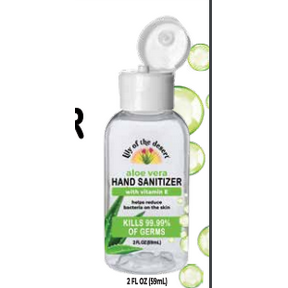 Aloe Vera Hand Sanitizer 59ml - Lighten Up Shop