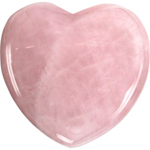 Rose Quartz Heart 1" - Lighten Up Shop