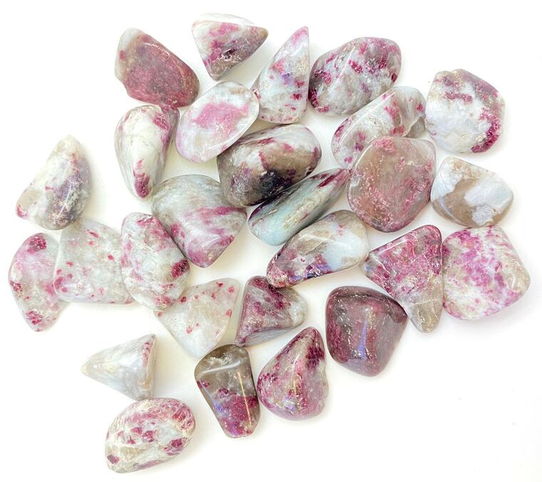 Pink Tourmaline Loose Tumbled - Lighten Up Shop