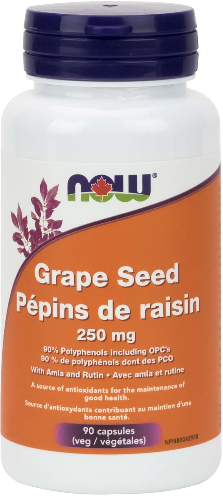 Grape Seed 250mg 90 Capsules - Lighten Up Shop