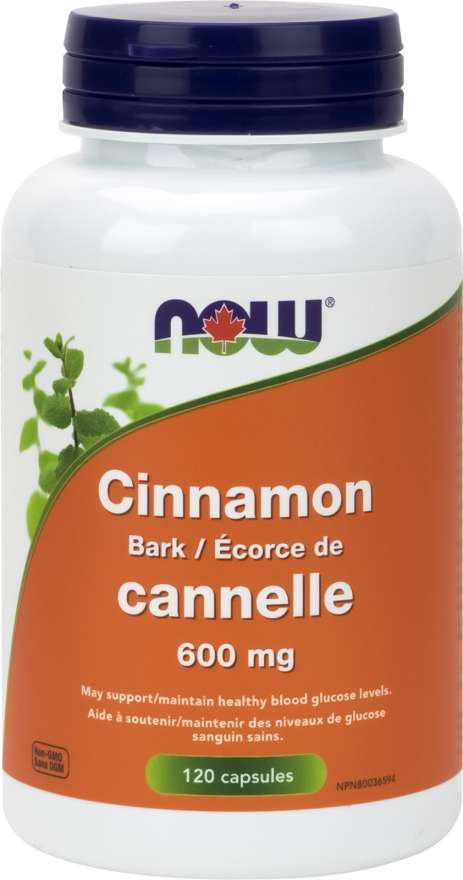Cinnamon Bark 600mg 120 Capsules - Lighten Up Shop