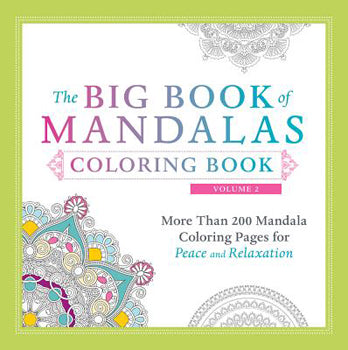 The Big Book of Mandala's Coloring Book - Lighten Up Shop