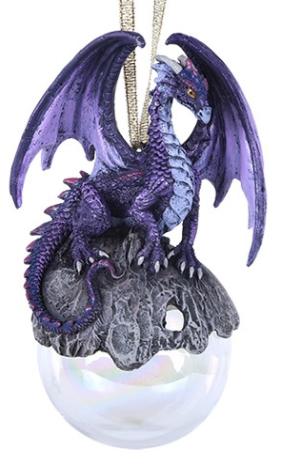 Dragon Ornament Hoarfrost - Lighten Up Shop