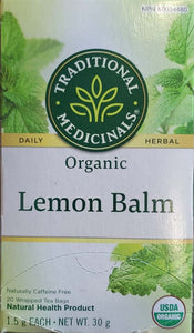 Traditional Medicinals Lemon Balm Tea - Lighten Up Shop
