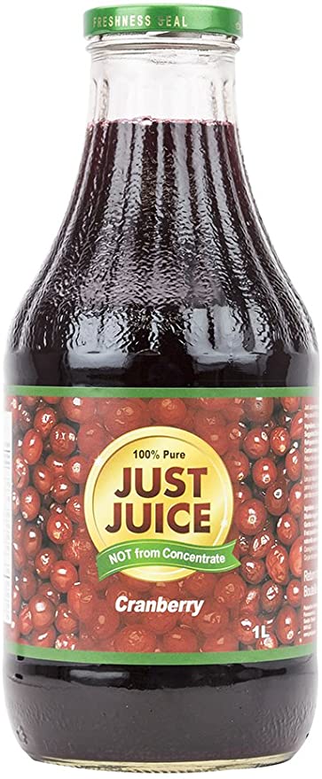Just Juice Cranberry 1L - Lighten Up Shop