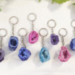 Rainbow Agate Keychain - Lighten Up Shop