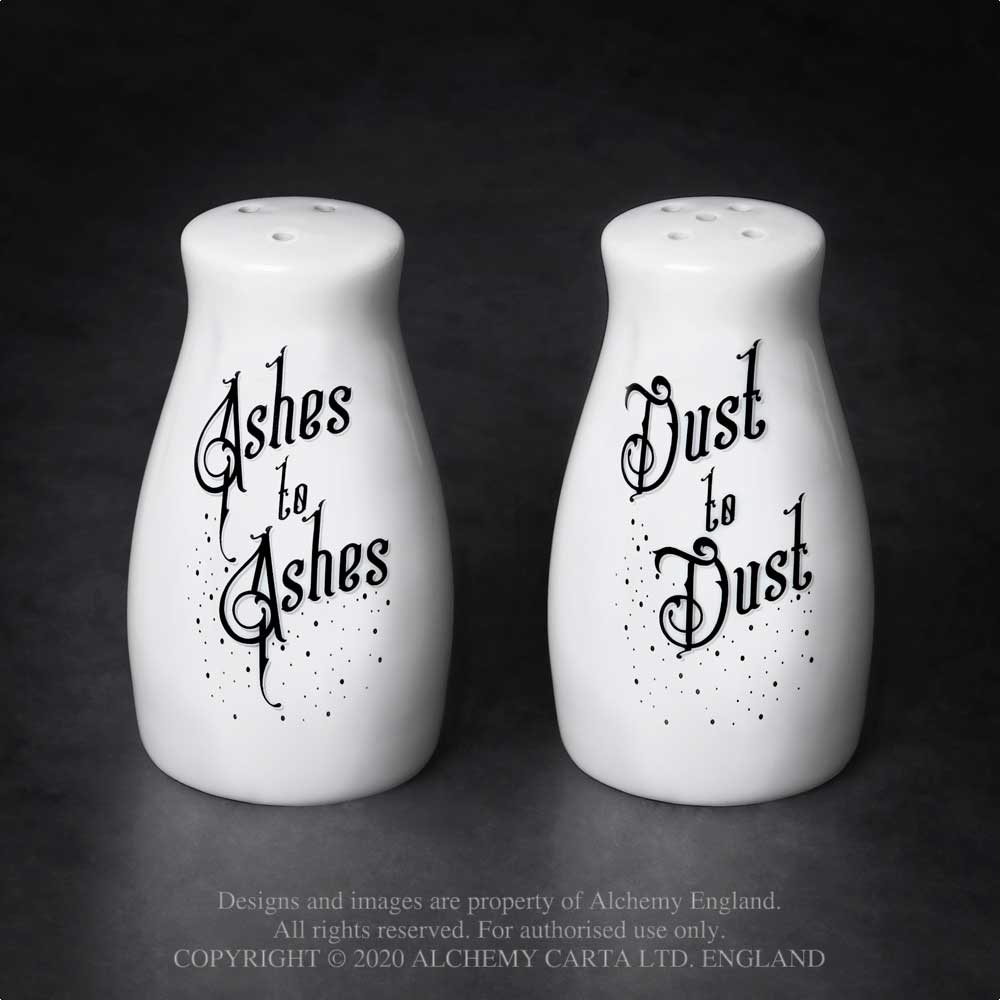 Salt and Pepper Ashes to Ashes Dust to Dust - Lighten Up Shop