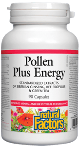 Pollen Plus Energy 90 capsules - Lighten Up Shop