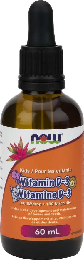 Vitamin D-3 for Kids 60ml 100IU - Lighten Up Shop