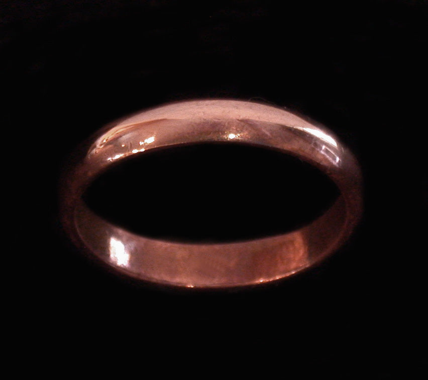 Copper Ring Size 7 4mm - Lighten Up Shop