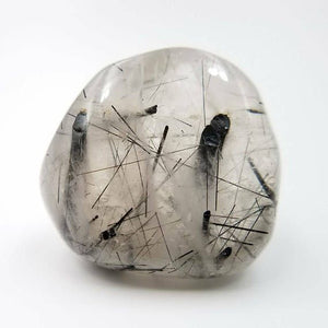 Tourmalinated Quartz Loose Tumbled - Lighten Up Shop