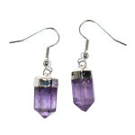 Amethyst Earrings - Lighten Up Shop