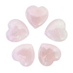 Rose Quartz Heart 1" - Lighten Up Shop