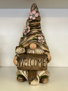 Welcome Solar Flower Gnome - Lighten Up Shop