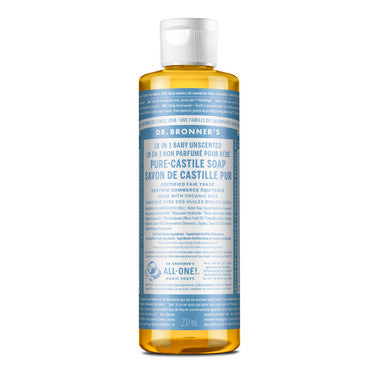 Dr. Bronner’s 18-In-1 Pure Castile Baby Unscented 473ml - Lighten Up Shop