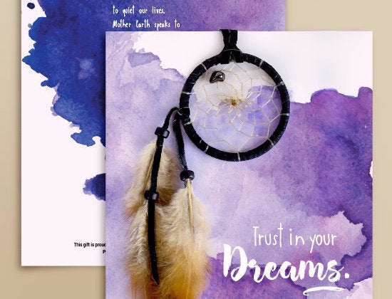 Dreamcatcher Greeting Card - Lighten Up Shop