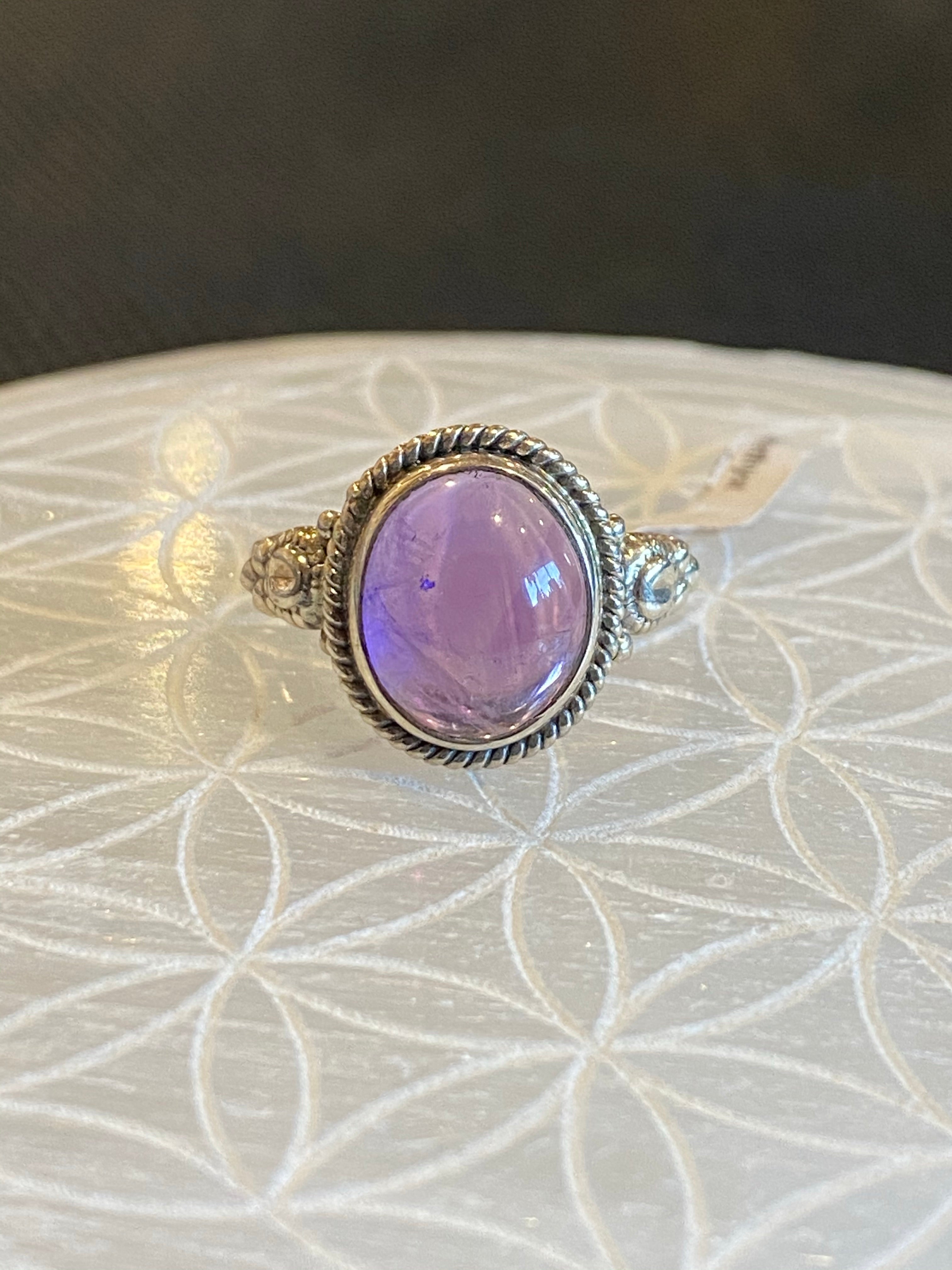 Amethyst  Ring $32 - Lighten Up Shop