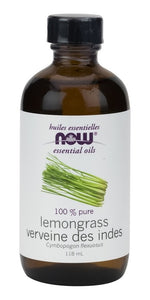 NOW Lemongrass Essential Oil 118ml - Lighten Up Shop