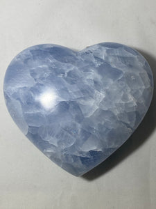 Blue Calcite Heart - Lighten Up Shop