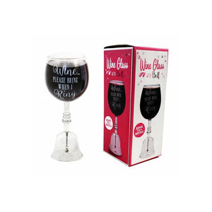 Wine Glass with Bell - Lighten Up Shop