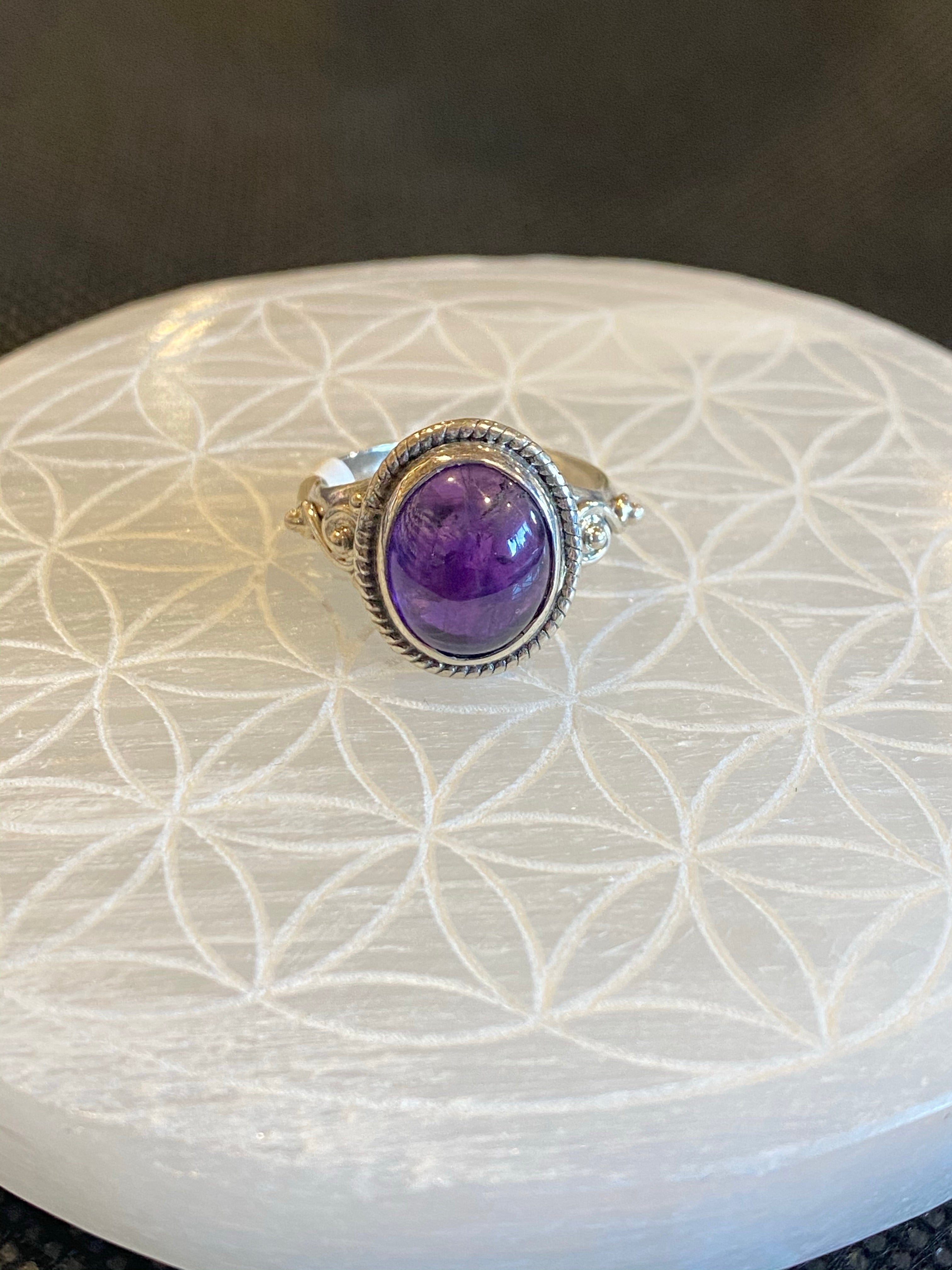 Amethyst  Ring $44 - Lighten Up Shop