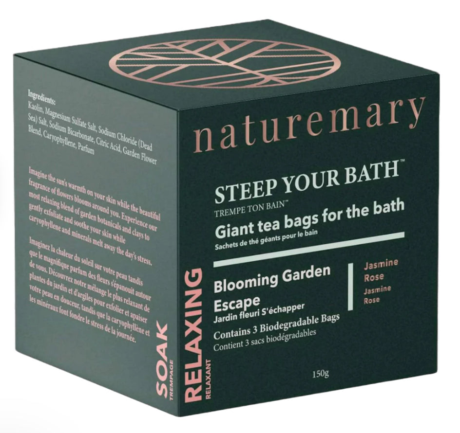 Naturemary Steep Your Bath - Relaxing (Blooming Garden Escape- Jasmine Rose) - Lighten Up Shop