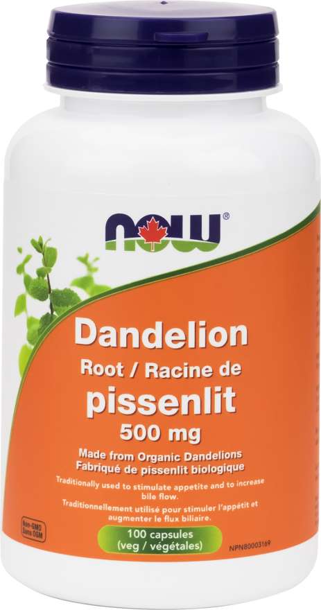Dandelion Root 500mg 100 capsules - Lighten Up Shop