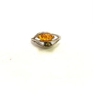 Amber Ring Large/Small Oval (30) - Lighten Up Shop