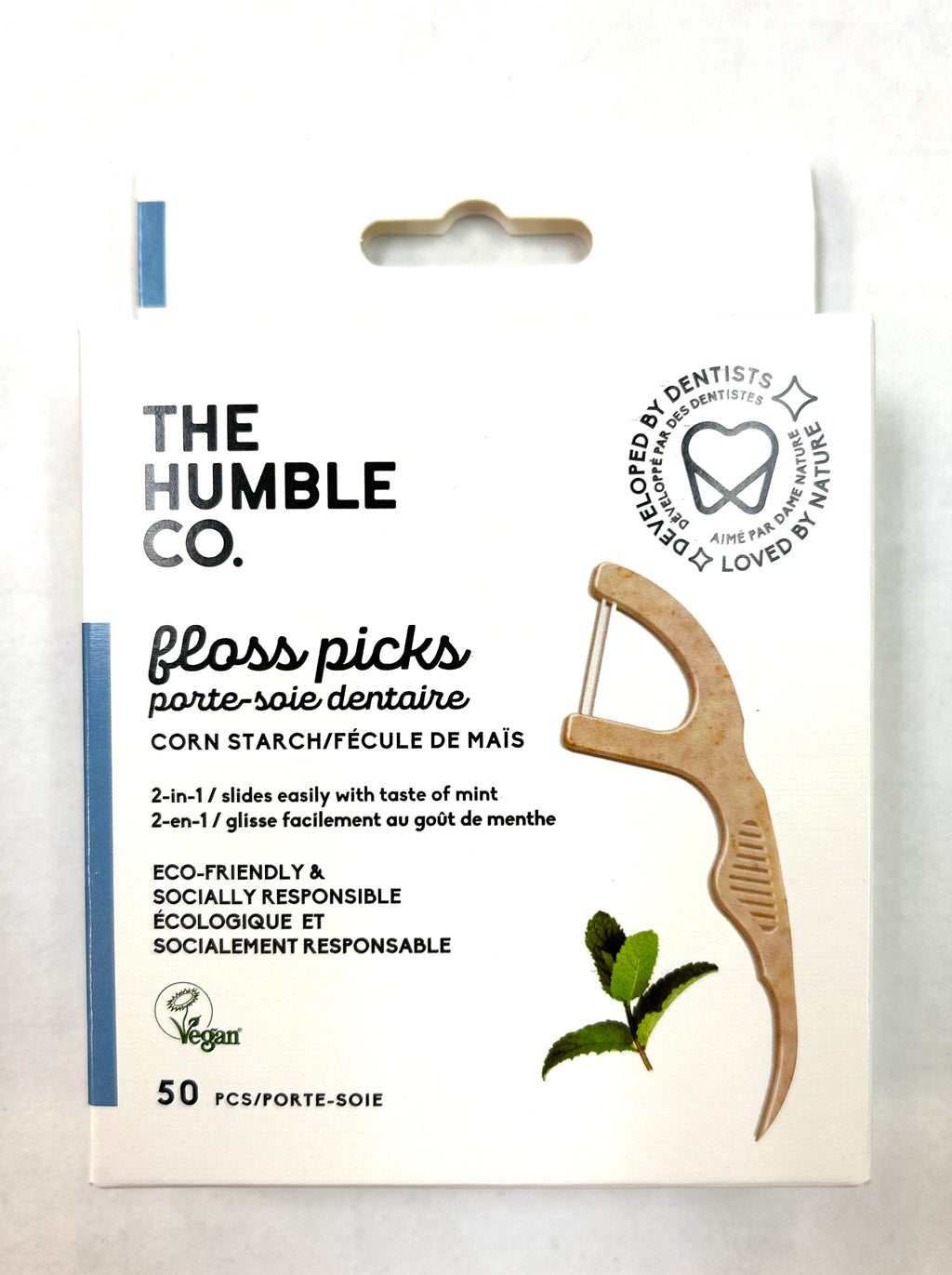 The Humble Co. Floss Picks (50pc) - Lighten Up Shop