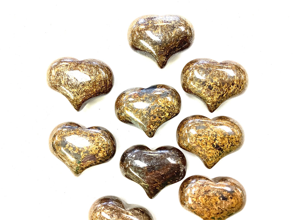 Bronzite Heart 1" (sold separately) - Lighten Up Shop