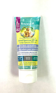Badger Baby Sunscreen - Broad Spectrum SPF 40 (Chamomile) - Lighten Up Shop