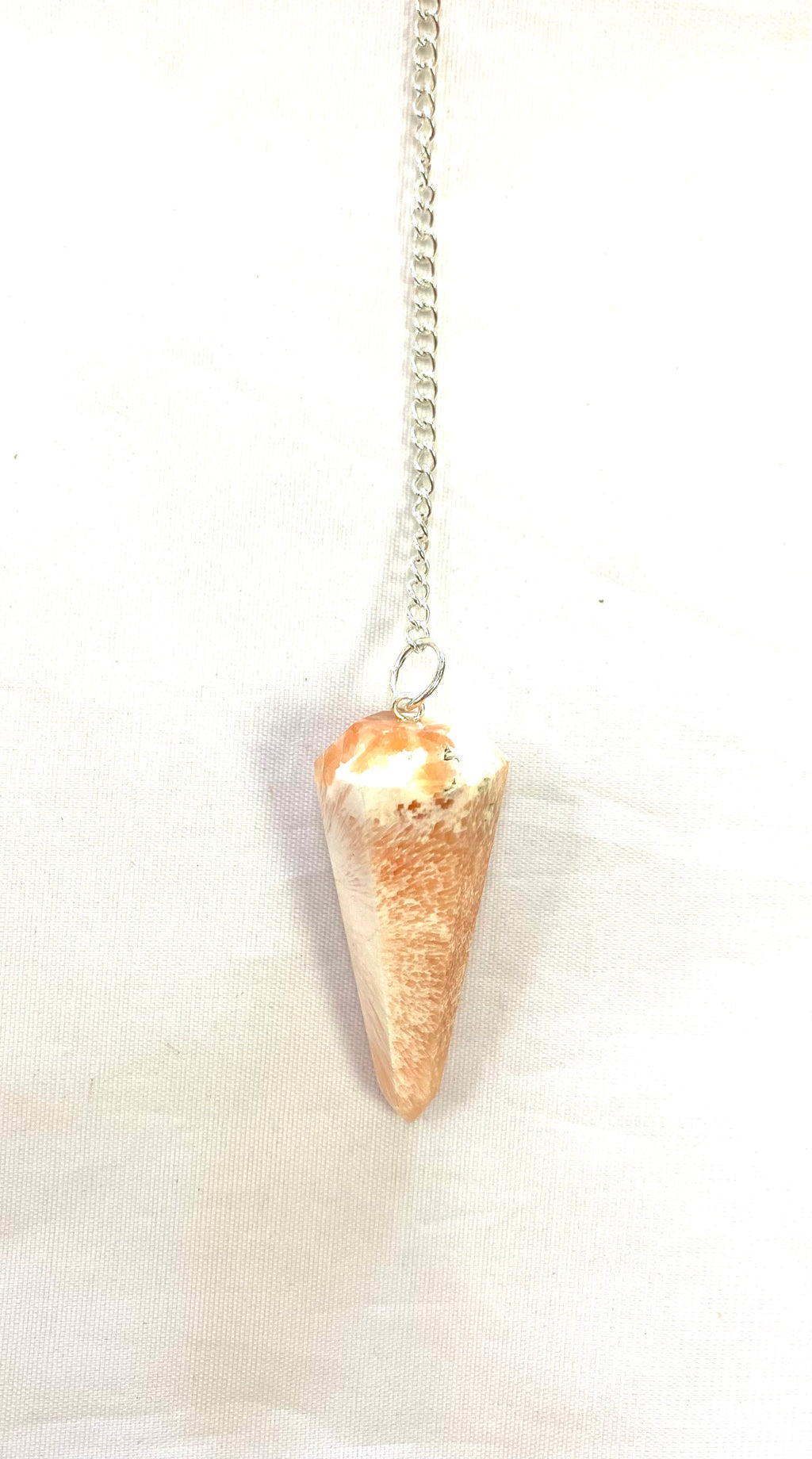 Pink Scolecite Pendulum - Lighten Up Shop