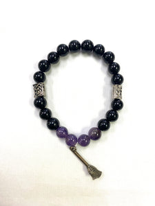 Amethyst Broom Bracelet - Lighten Up Shop