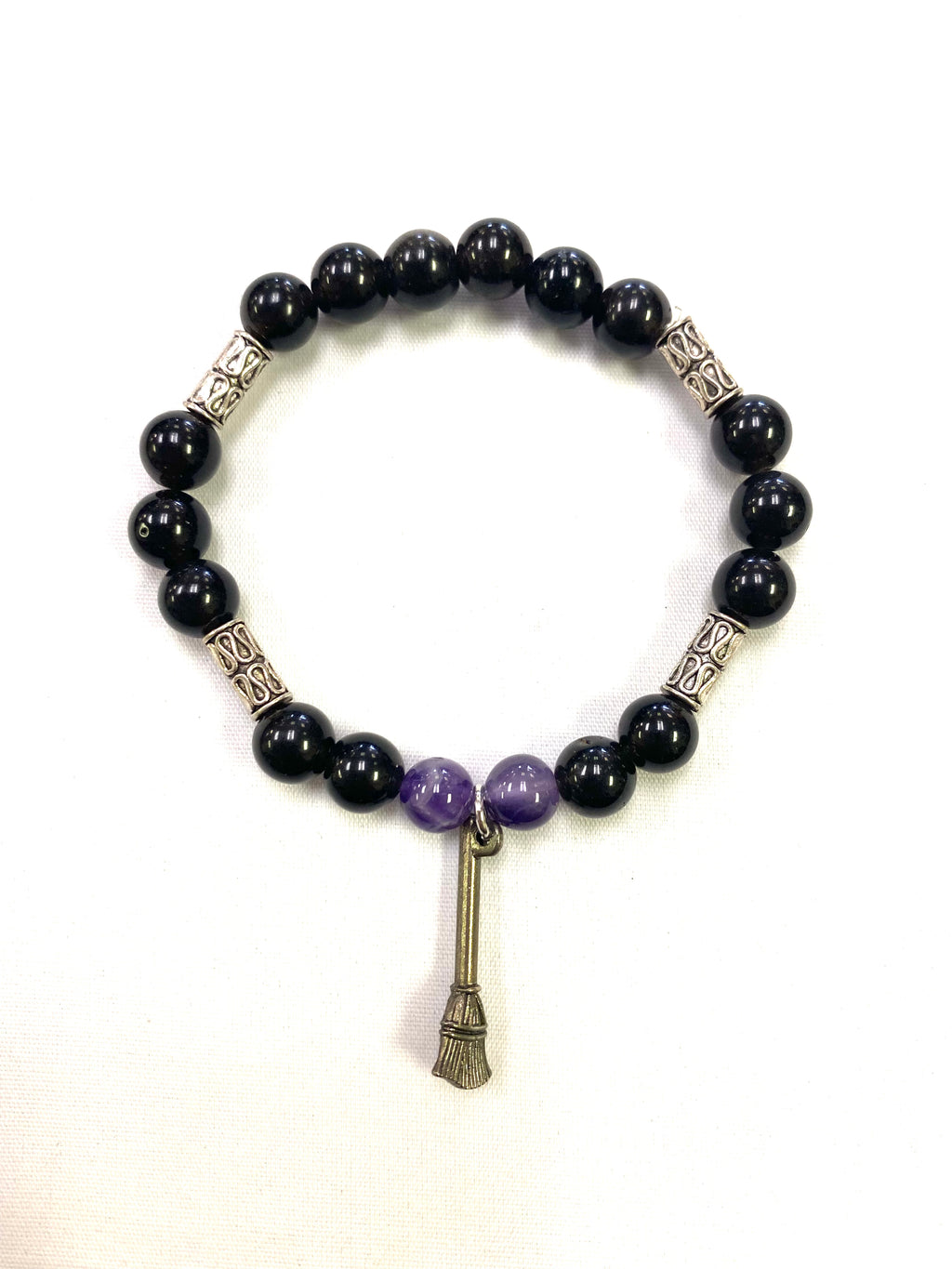 Amethyst Broom Bracelet - Lighten Up Shop