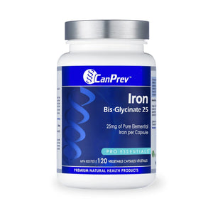 Iron Bis-Glycinate 25 - 120 capsules - Lighten Up Shop