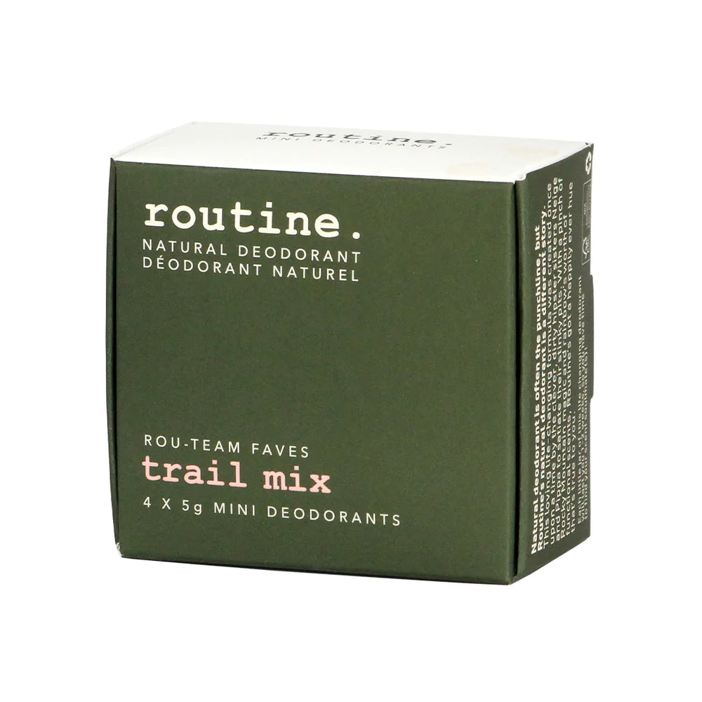 Routine Deodorant - Trail Mix (4 x 5g mini) - Lighten Up Shop