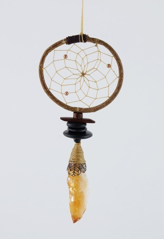 Citrine Point Twig Dreamcatcher - Lighten Up Shop