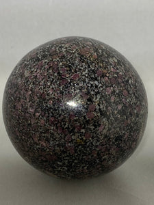 Garnet In Matrix Sphere - Lighten Up Shop