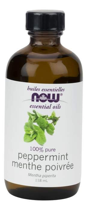 NOW Peppermint Essential Oil 118ml - Lighten Up Shop