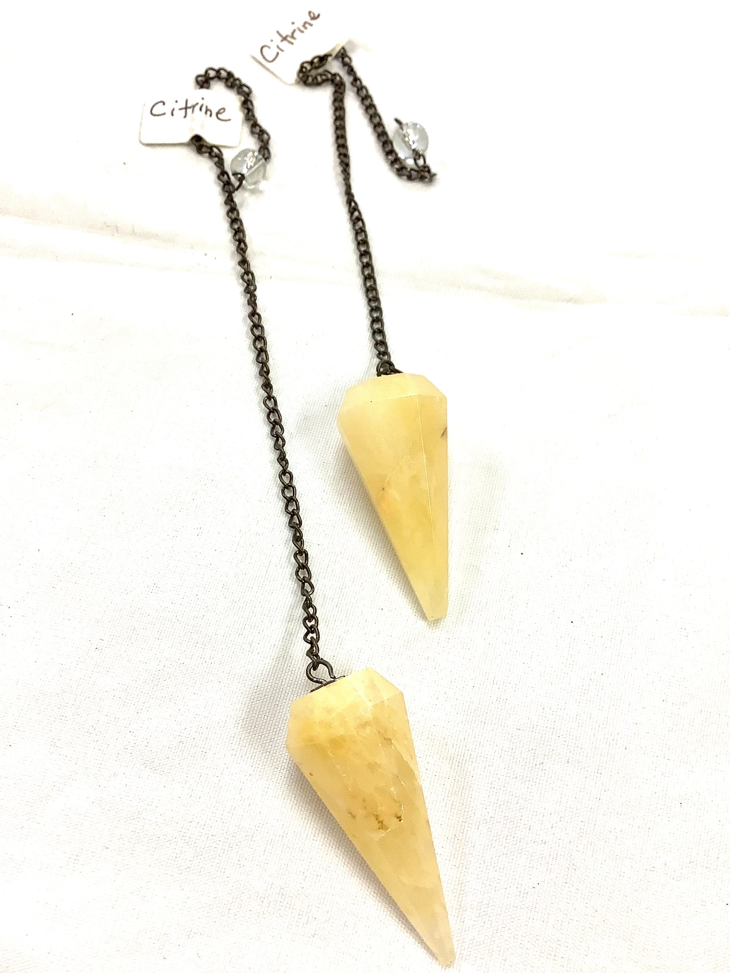 Citrine Pendulum - Lighten Up Shop