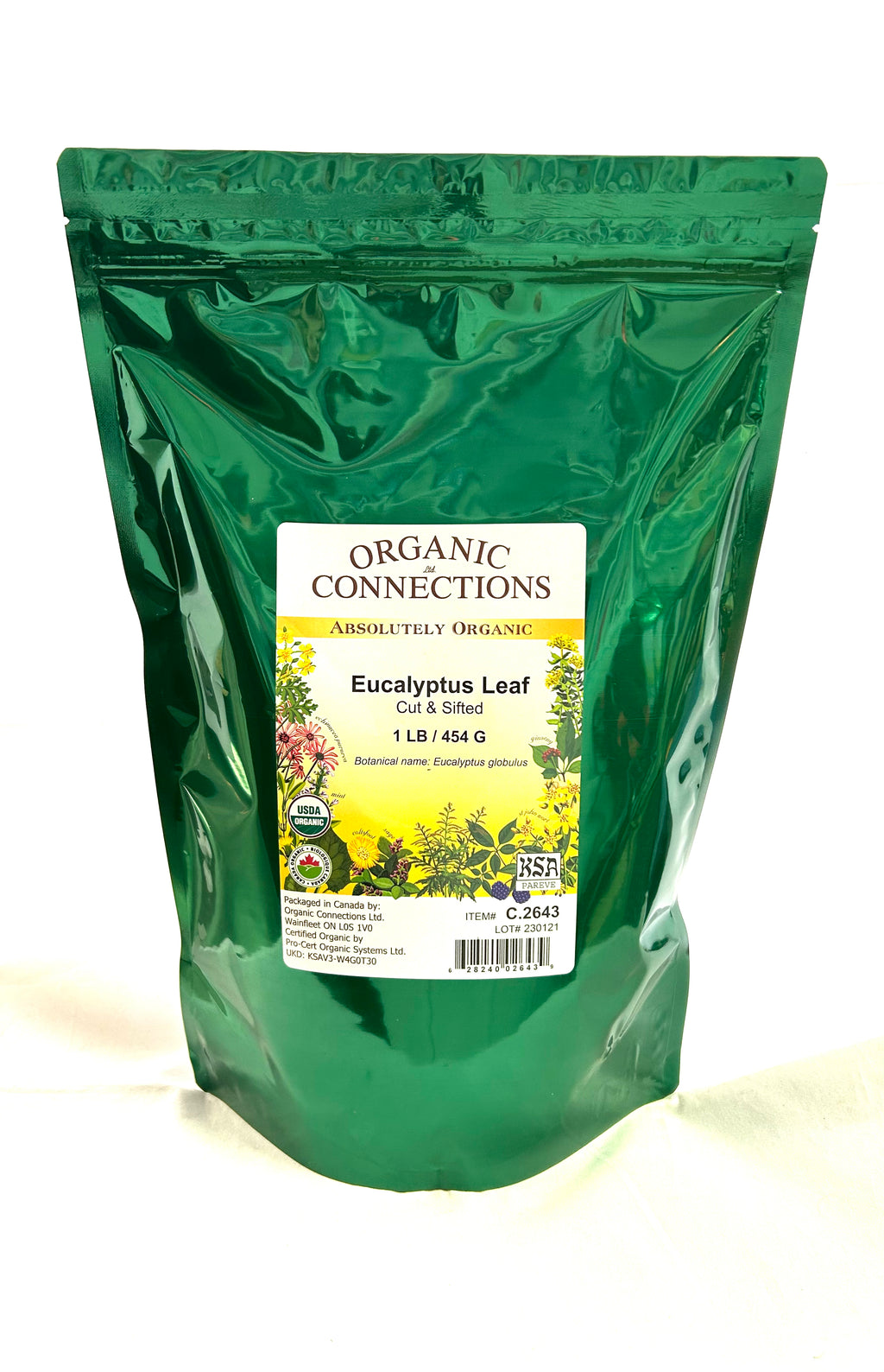 Eucalyptus Leaf (Cut & Sifted) 1 lb. - Lighten Up Shop