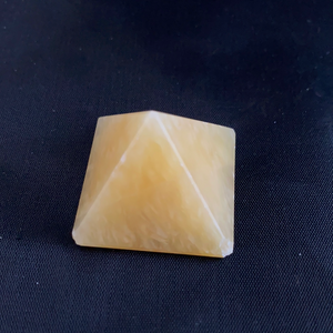 Orange Calcite Pyramid - Lighten Up Shop